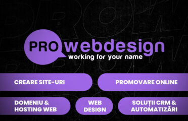 PROwebdesign — IT și dezvoltare web
