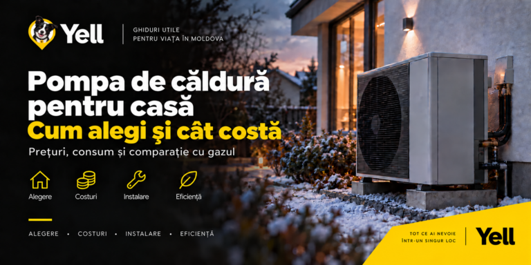 Pompa de căldură pentru casă în Moldova: cum o alegi, cât costă și când merită